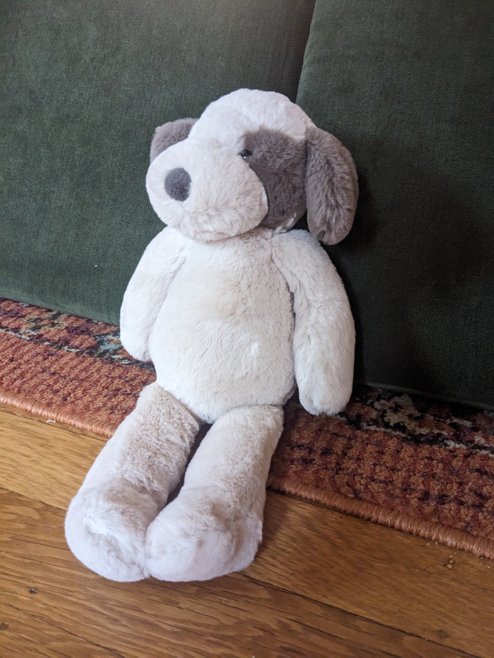 Jellycat Grey And White Dog